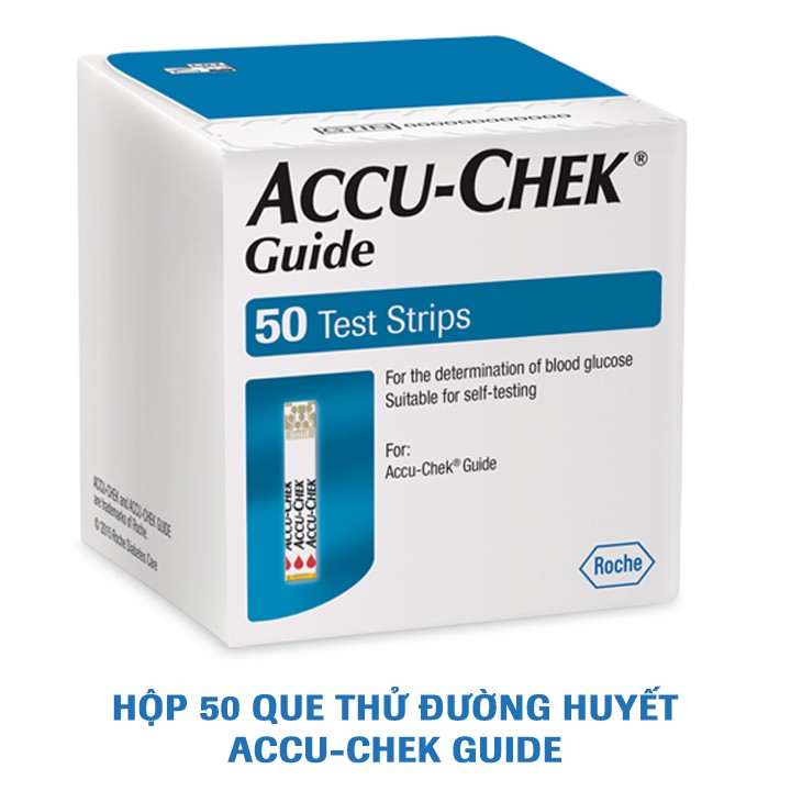 50 Que thử đường huyết ACCU CHECK GUIDE,