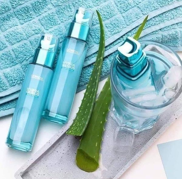 [HÀNG CHUẨN CHÂU ÂU] Kem lỏng cấp nước cho da Loreal Hydra Genius aloe water 72h (Russian mart Linh Sơn)