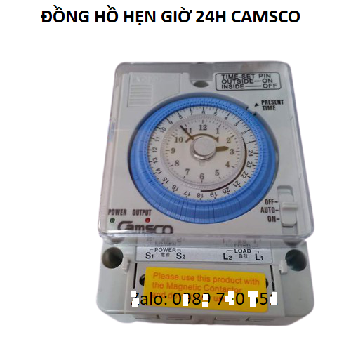 BỘ HẸN GIỜ CAMSCO TB-35N TIMER 24H CƠ