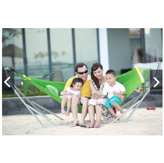 Võng xếp Duy Lợi - Cỡ lớn (Kèm lưới võng + gối)