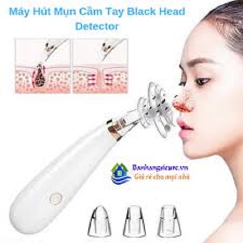 [HCM]Máy hút mụn đầu đen 3 đầu thay thế Black Head Detector