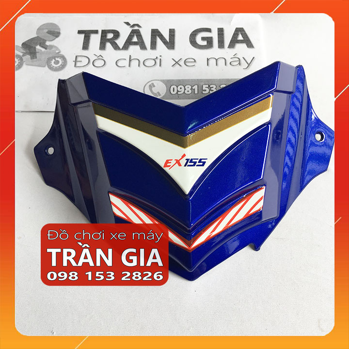 Mão ốp đầu xe exciter 155 vva ex 155 sơn tem thể thao 2020-2021 đủ màu đen, xanh, đỏ, trắng, cacbon
