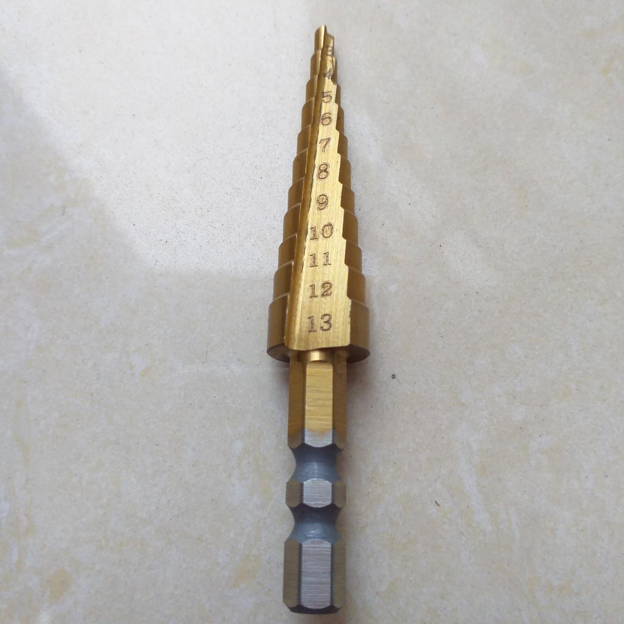 MŨI KHOAN THÁP BƯỚC 3-13MM