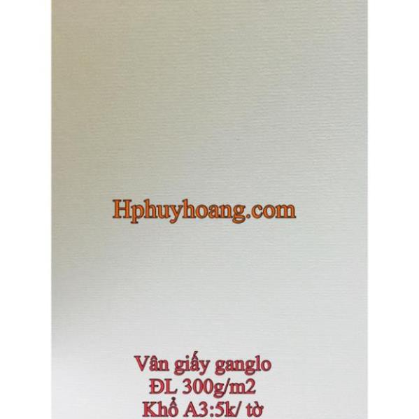 GIẤY GANGLO ĐỊNH LƯỢNG 300g/m2 -A3(tập 10 tờ)