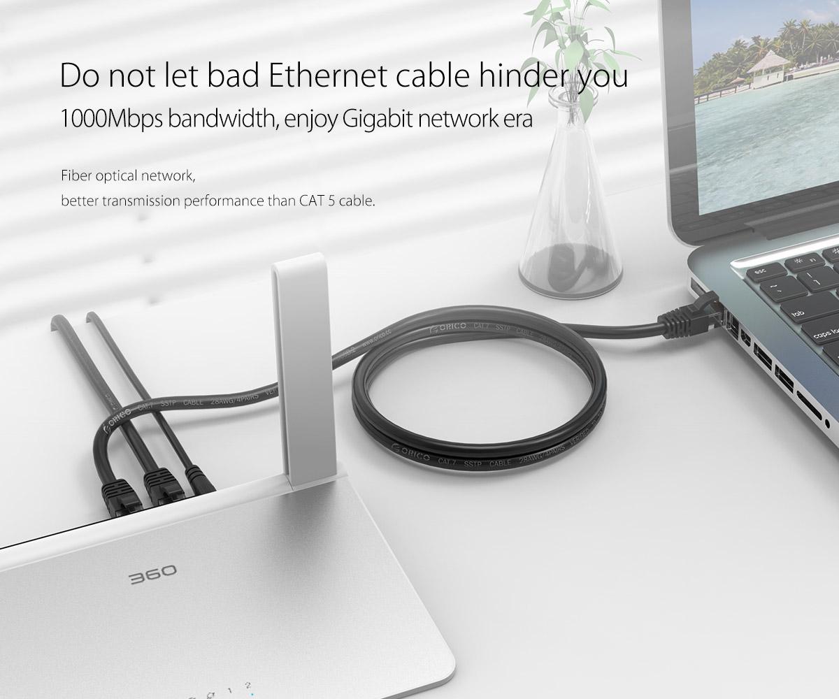Dây Cáp Mạng Orico PUG-C6-20 CAT6 (2 mét)