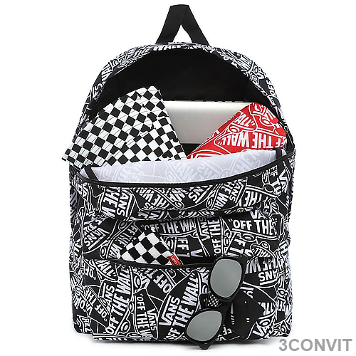 Balo laptop Vans Black&White
