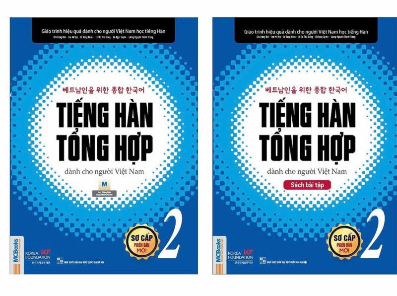 Bộ sách Tiếng Hàn Tổng Hợp Dành Cho Người Việt Nam 2 (Sách học + Bài tập) (Bản đặc biệt) - MCBooks