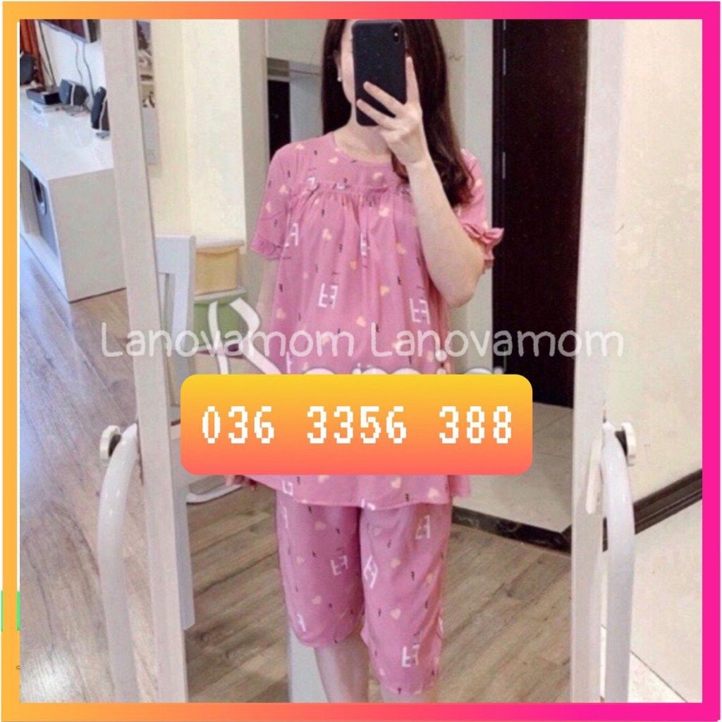 Đồ bộ bầu LỬNG Lanh bánh bèo chuẩn đẹp BB