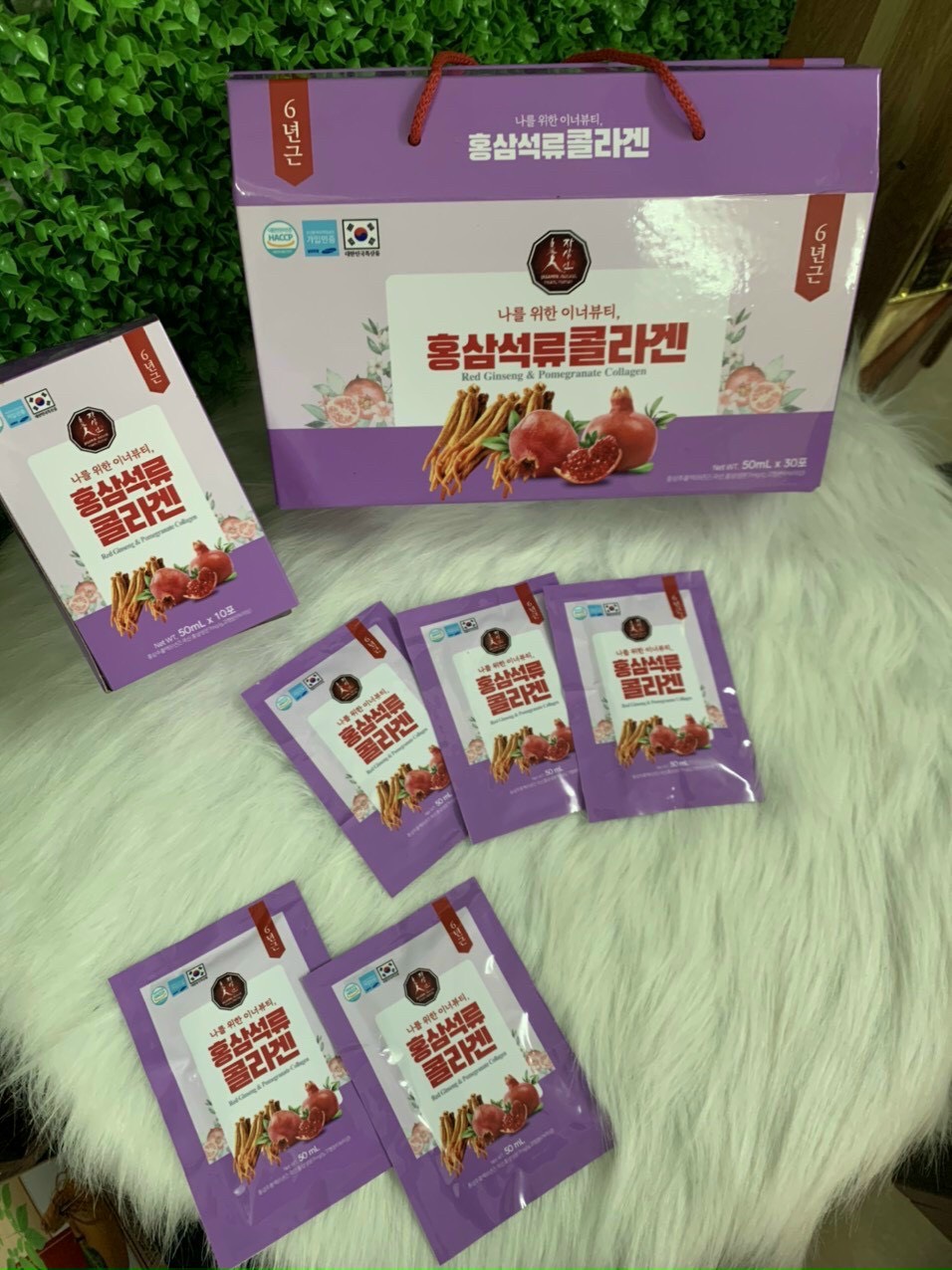 Nước Hồng Sâm Collagen Lựu Red Ginseng Pomegranate Collagen
