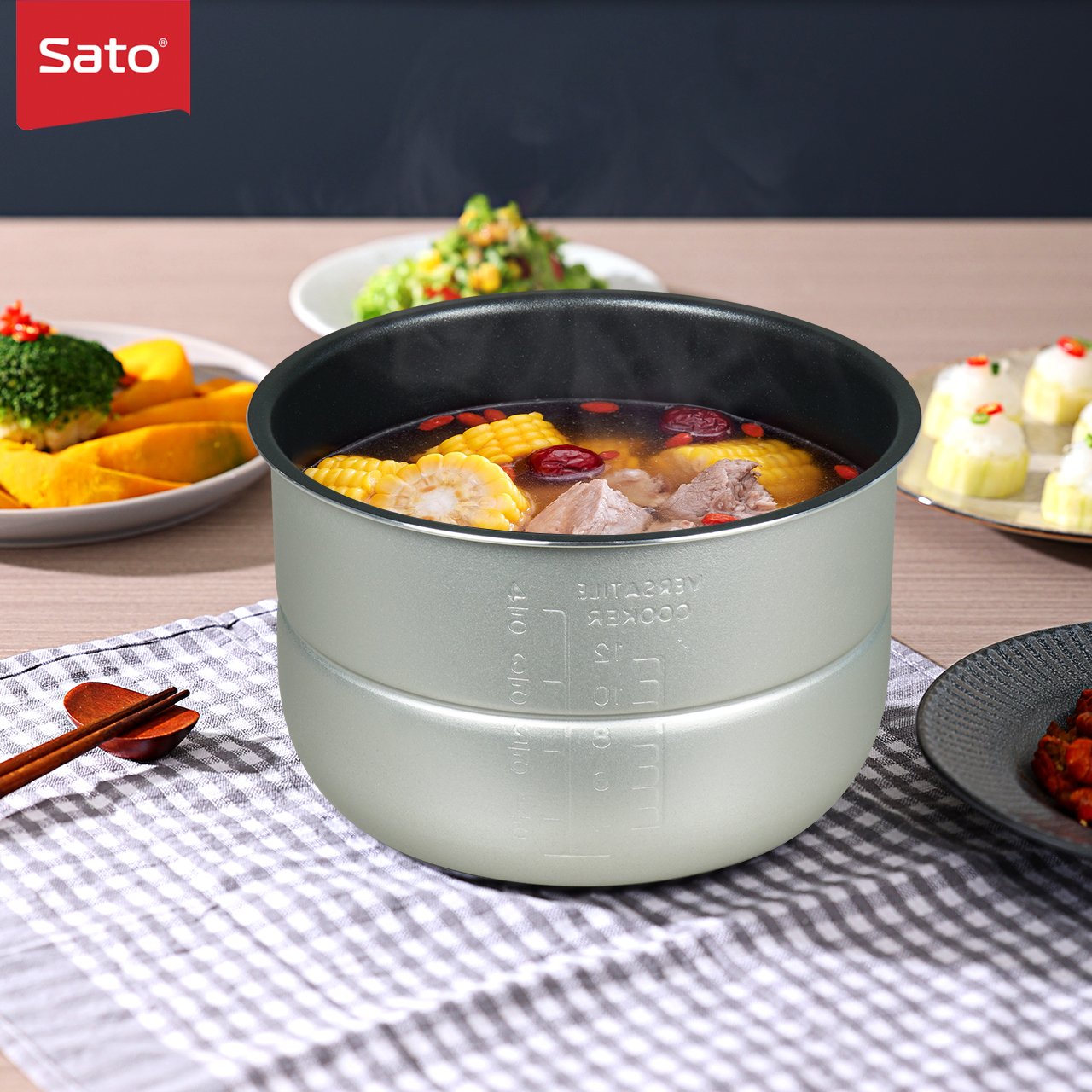 Nồi áp suất đa năng 6L Sato  6AS039D