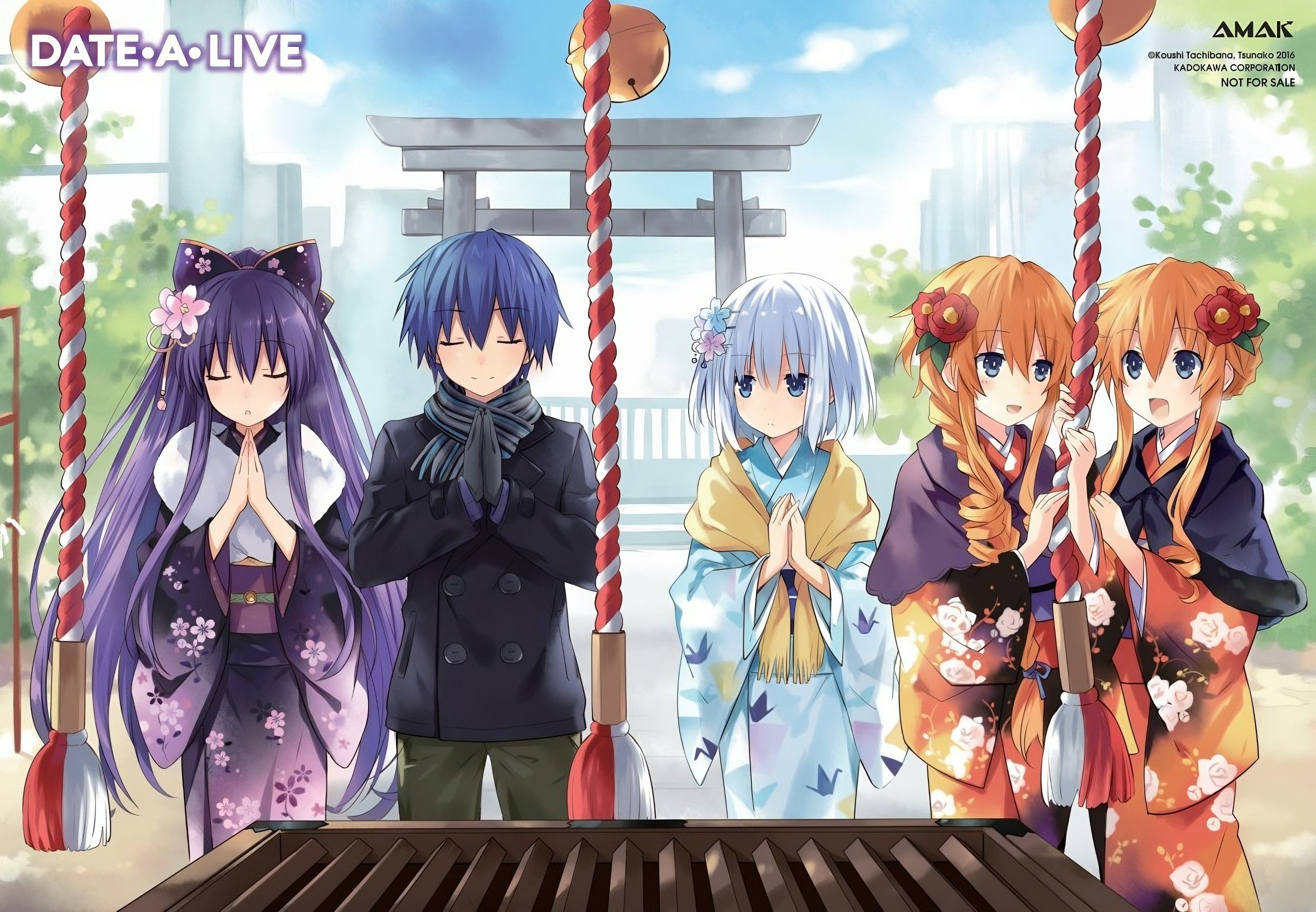 Date a live 14 - mukuro planet - amak books - tặng kèm bookmark, postcard kèm theo trong sách