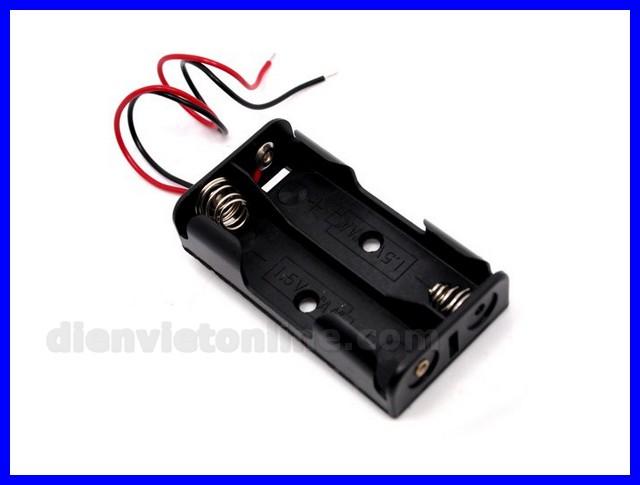 Khay đựng 2 pin AA loại tốt - Shop uy tín và chất lượng