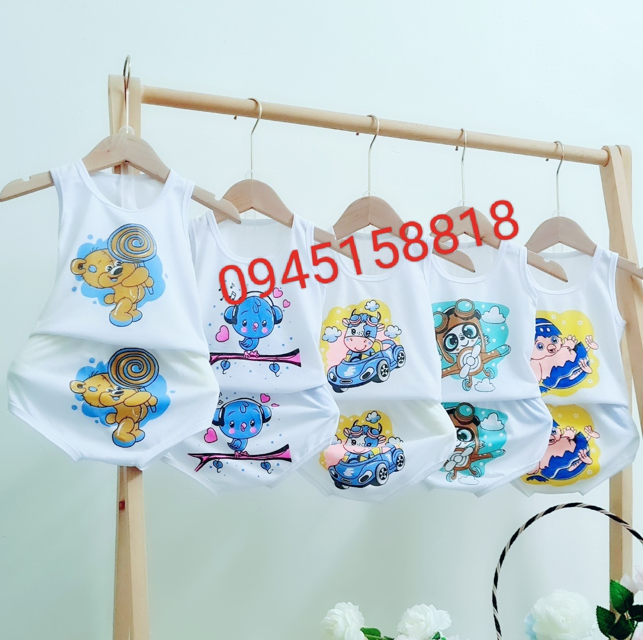 Set 5 bộ chip vịt cho bé từ 3-14kg
