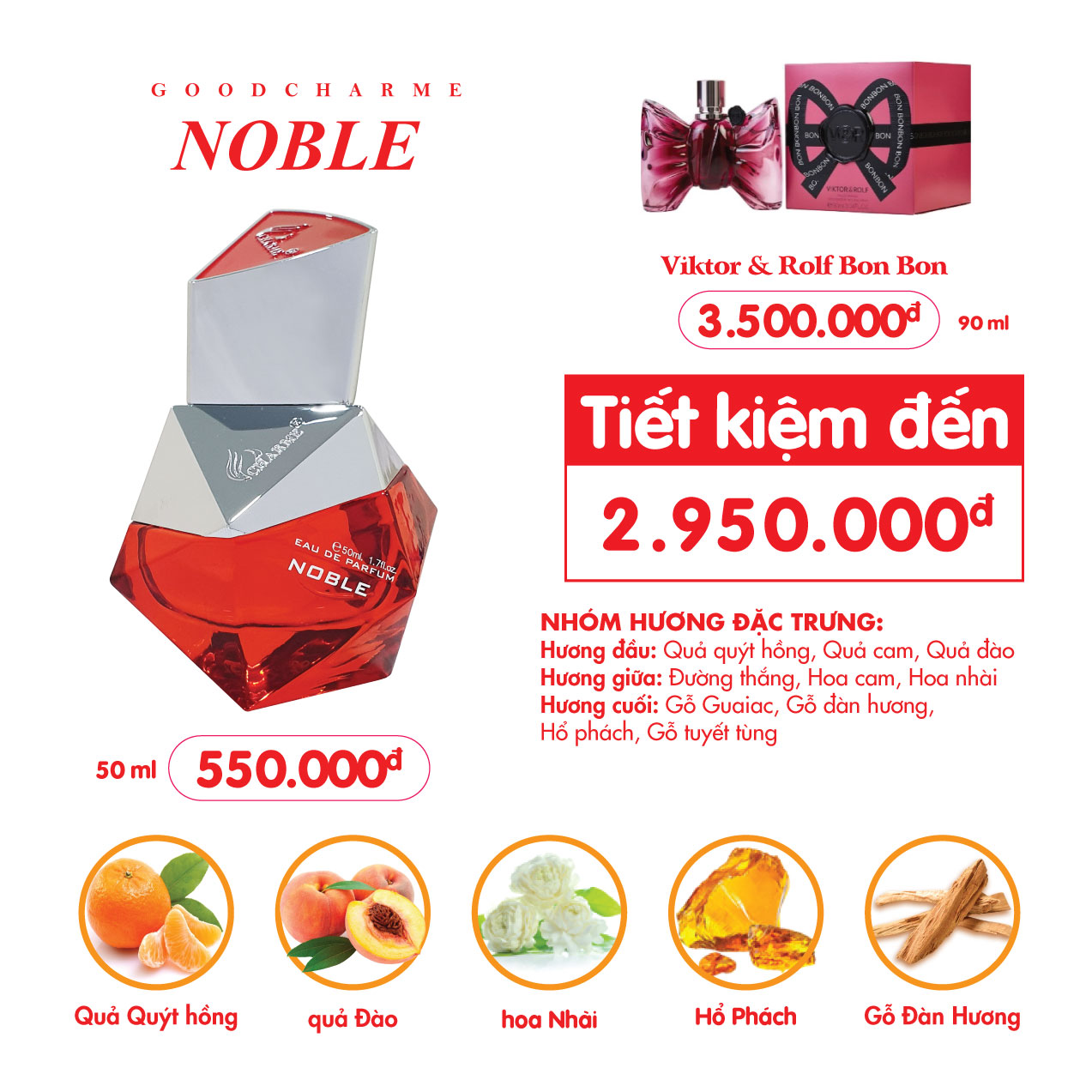 Nước Hoa Nữ GoodCharme Noble 10ml