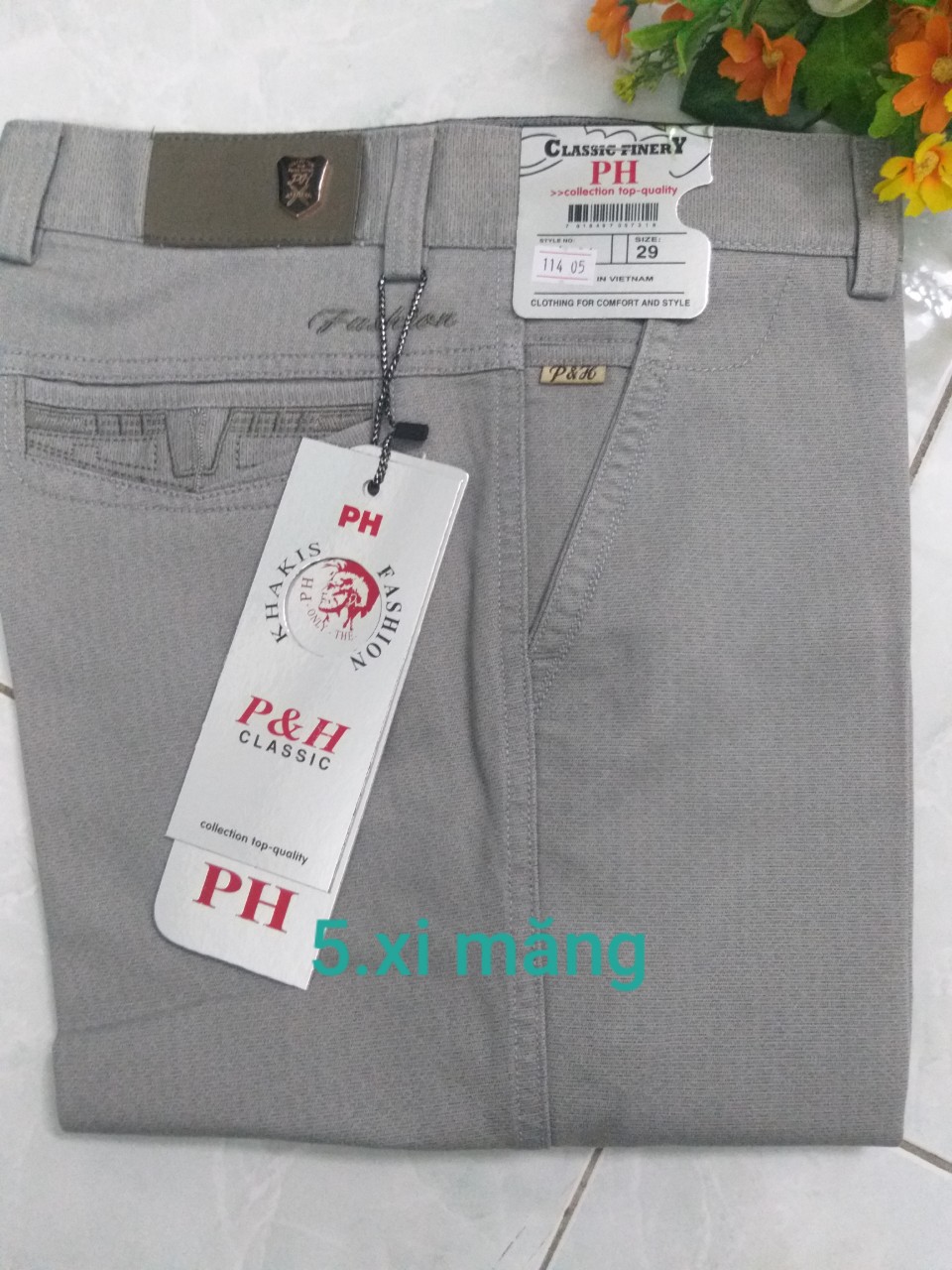 [HCM]Quần kaki trung niên cao cấp kk114