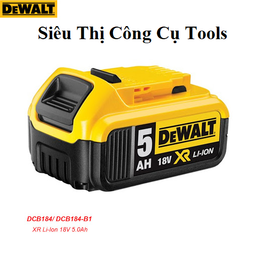 [HCM]Pin Dewalt DCB184-B1 18V-5,0Ah