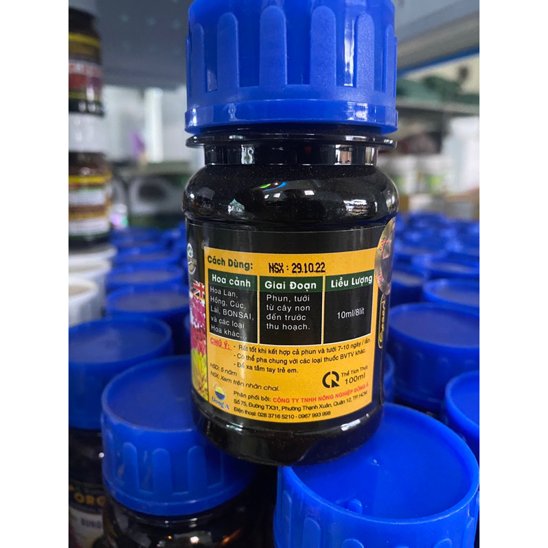 Phân bón bung rễ, bật mầm cho lan ORG-HUM lọ 100ml