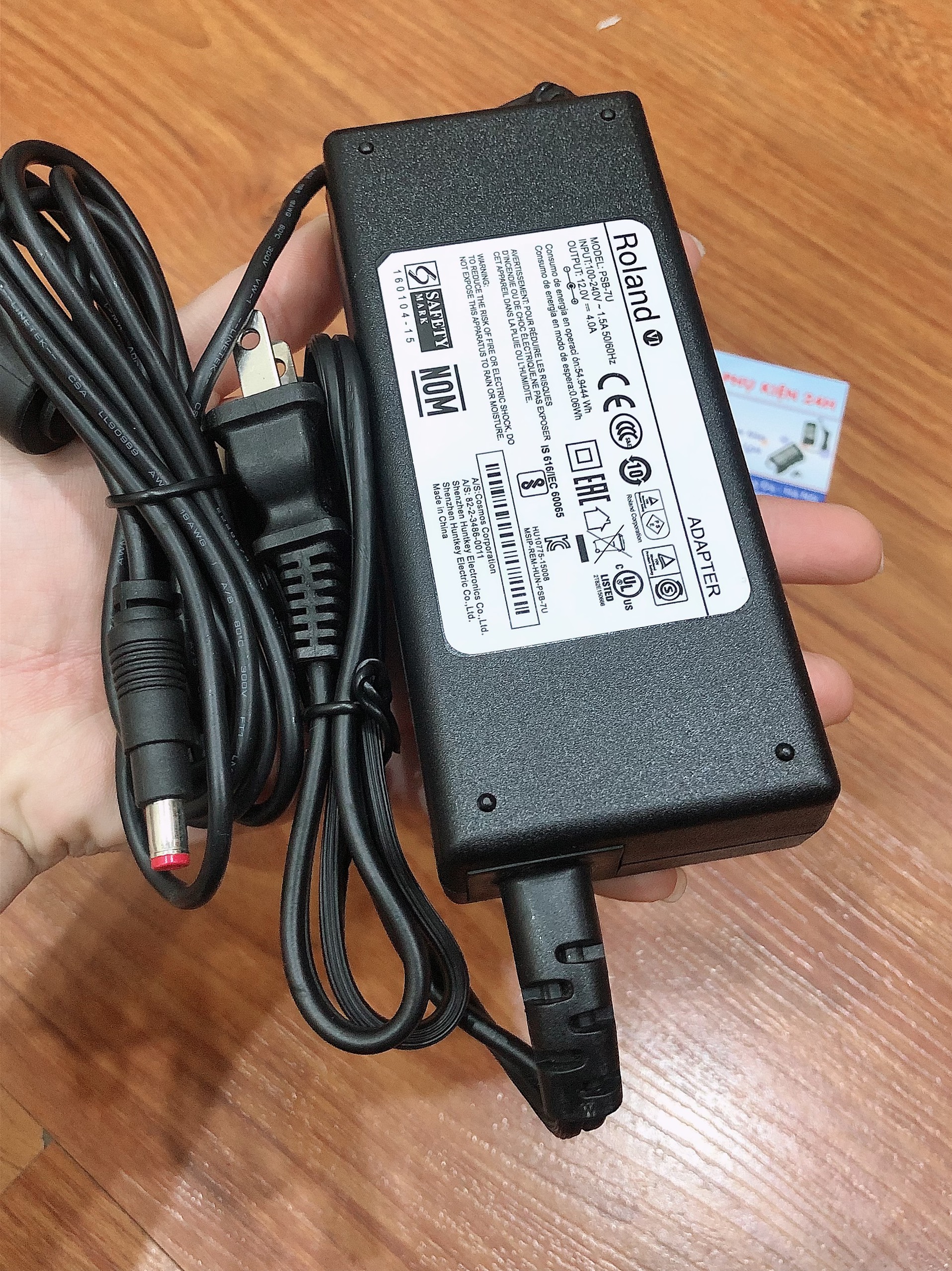 NGUỒN-ADAPTER ROLAND PSB-7U (bảo hành 12 tháng)