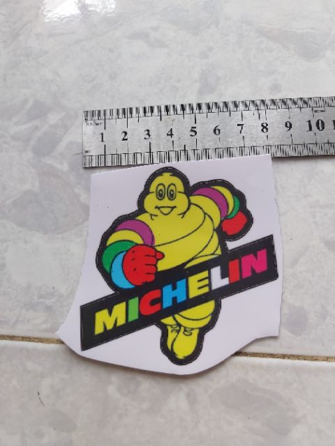 Combo 2 Tem Decal Michelin Nhiều Màu Dán Xe Giá Rẻ