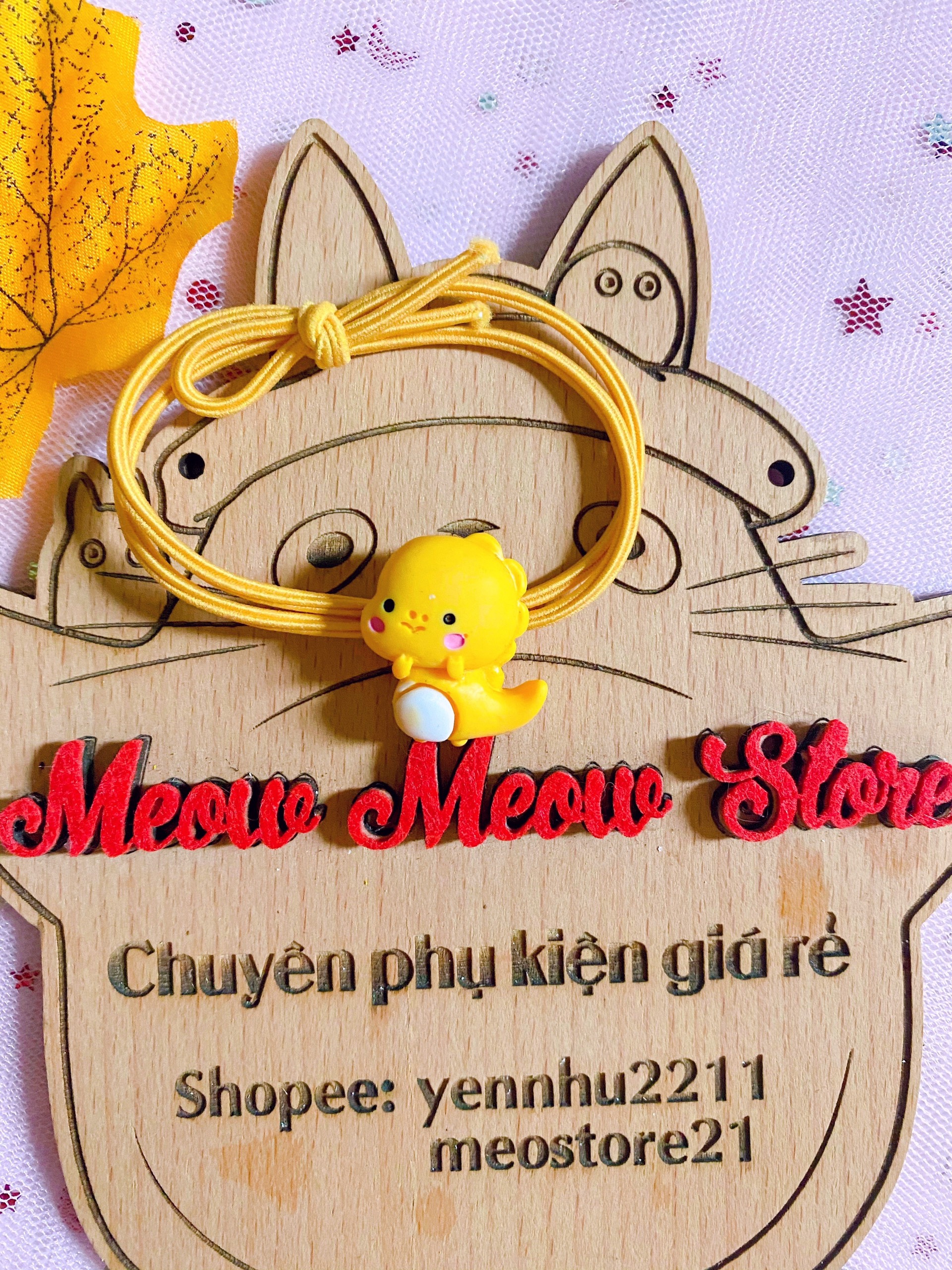 COMBO 2 CỘT❣️Ảnh thật❣️Được Chọn Mẫu- Cột Tóc Bé Khủng Long Siêu Cưng- Dây Cột Tóc Giá Rẻ❣️
