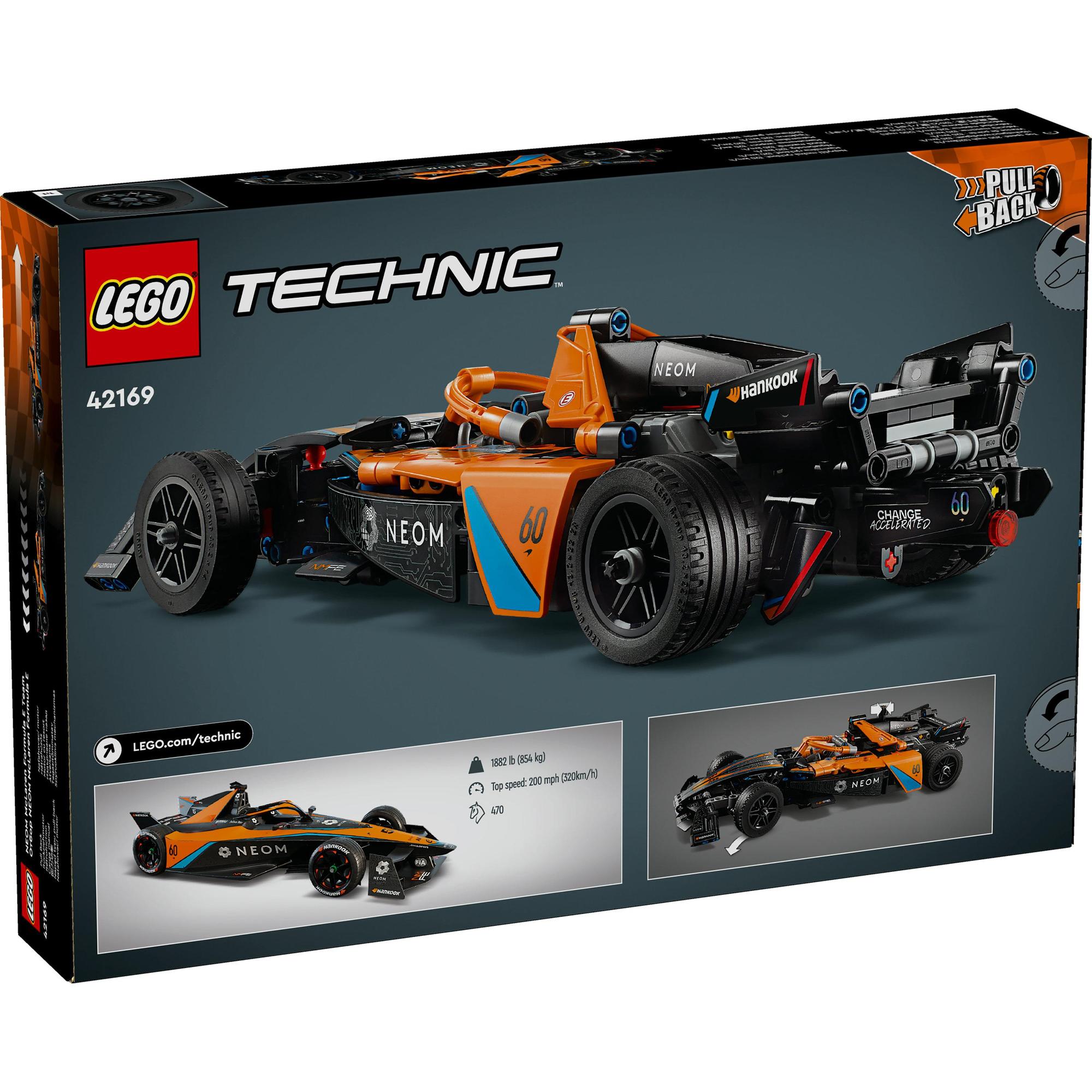 LEGO TECHNIC 42169 Đồ chơi lắp ráp Xe đua thể thao NEOM McLaren E (452 chi tiết)