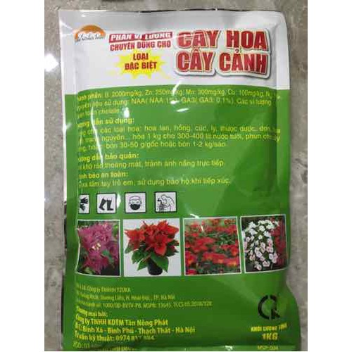 phân vi lượng chuyên dùng cho cây hoa - cây cảnh (1 kg)