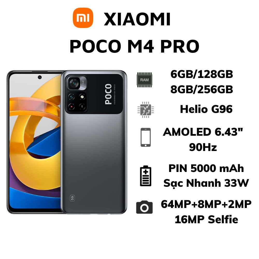 Điện Thoại Xiaomi Poco M4 Pro Hàng Chính Hãng