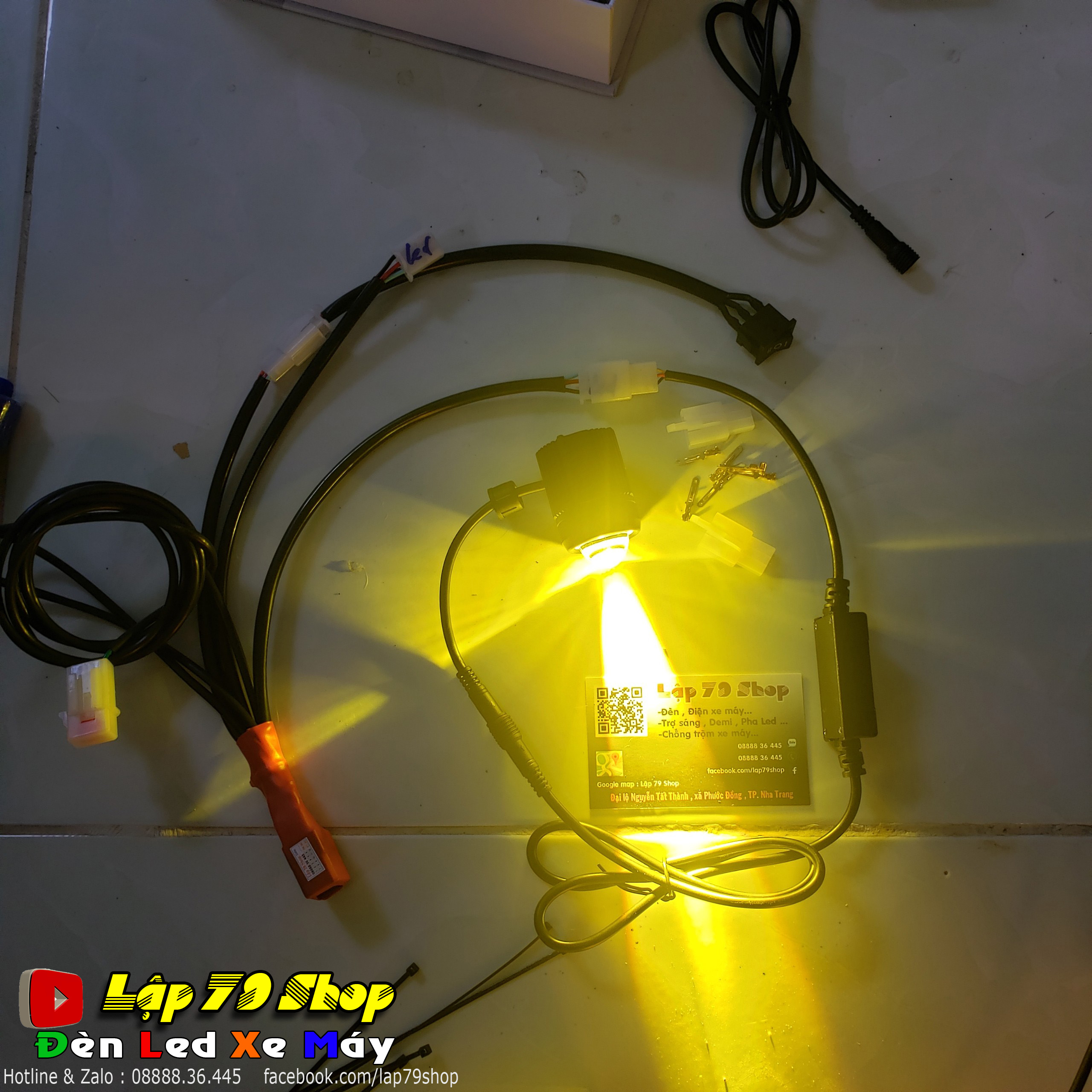 [LẬP 79 CENTER] Mạch Gắn Đèn Trợ Sáng Bi Cầu Mini