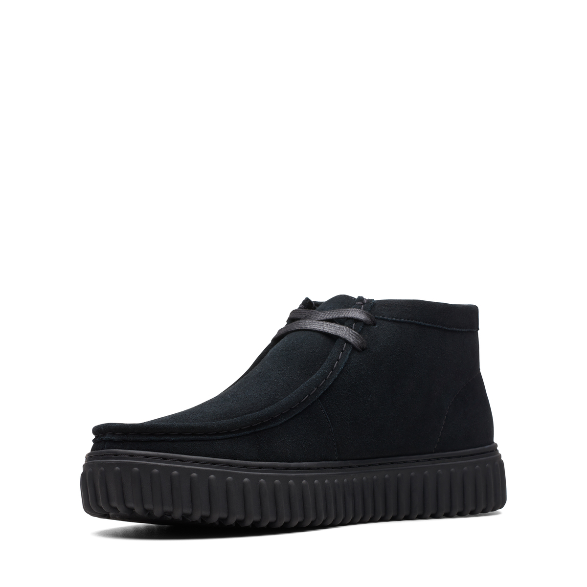 Giày Bốt Da Lộn Nam Clarks - Torhill Hi