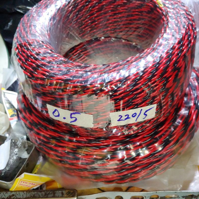 dây đỏ đen dây loa dây nguồn đồng 100%
