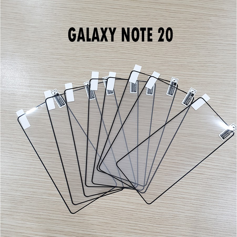 Miếng dán dẻo viền đen chống xước màn hình Galaxy Note 20