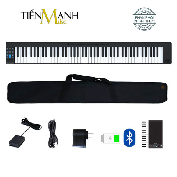 Đàn Piano Điện Konix PJ88Z - 88 Phím cảm ứng lực Midi Keyboard Controllers PJ88 - Chính Hãng