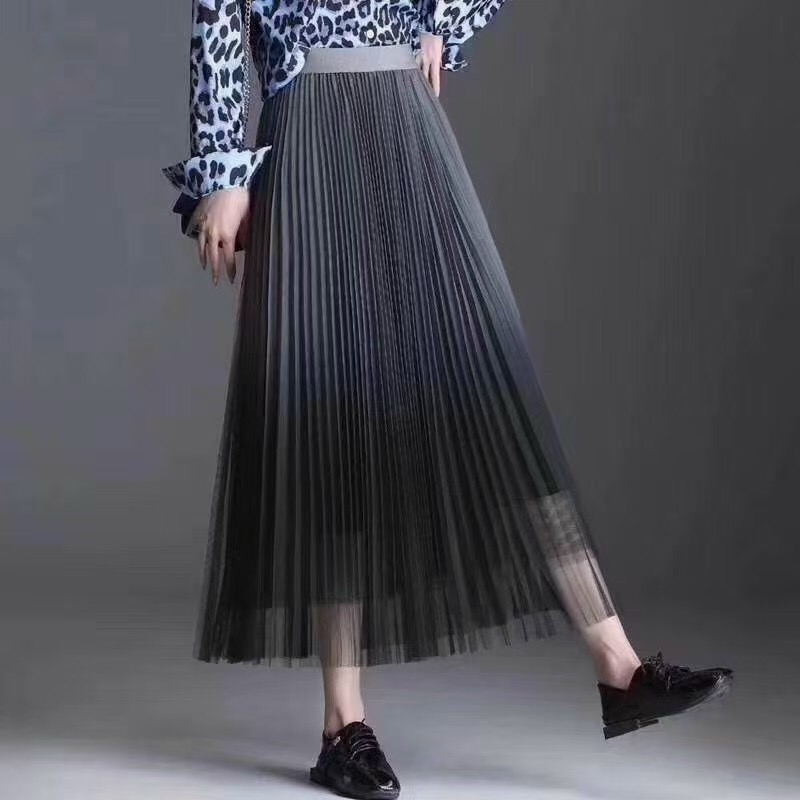 Chân váy loang dáng dài thời trang