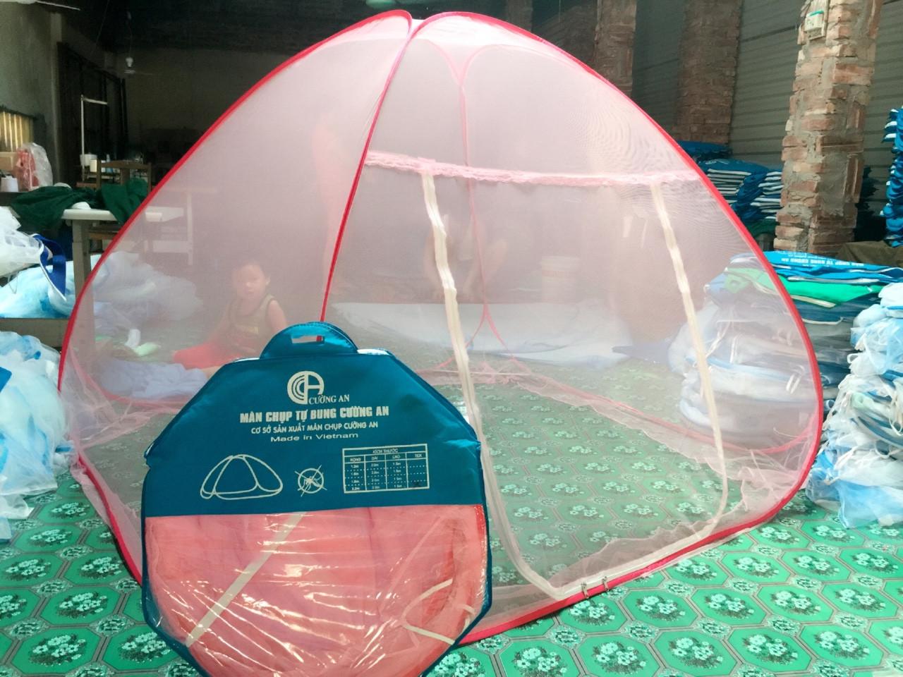 [GIẢM GIÁ MẠNH] Mùng Chụp Tự Bung Xếp Gọn 1m8 x 2m