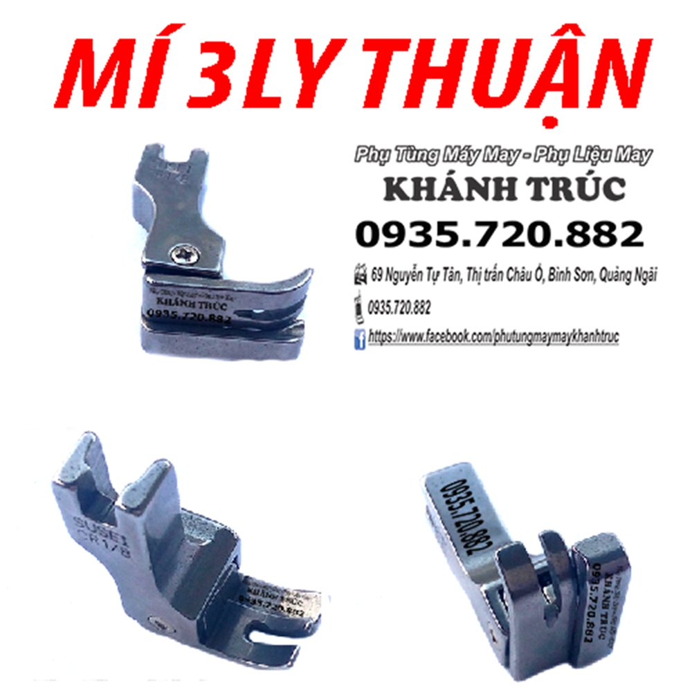 Chân vịt mí 3ly máy may công nghiệp 1kim