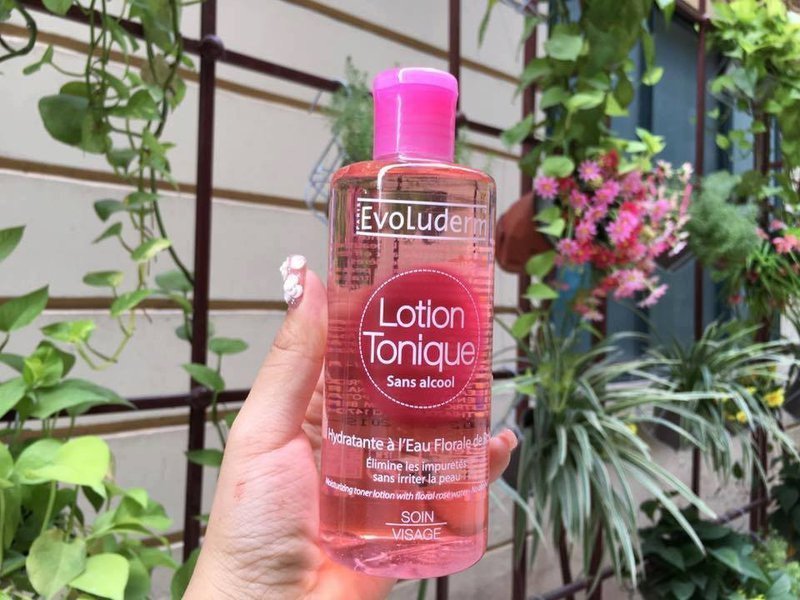 NƯỚC HOA HỒNG (TẨY TRANG NHẸ) EVOLUDERM LOTION TONIQUE 250mL