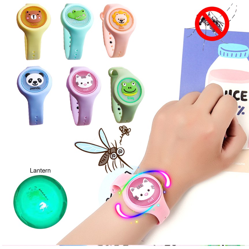 [HCM]Vòng Đeo Tay Đuổi Muỗi Hoạt Hình Có Đèn Led DC205 Cho Bé - Vòng Tay Silicone Đuổi Muỗi Phát Sáng Nhiều Mẫu Lựa Chọn
