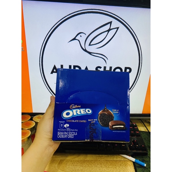 Combo 10 gói Socola Cadbury nhân oreo vani 50g