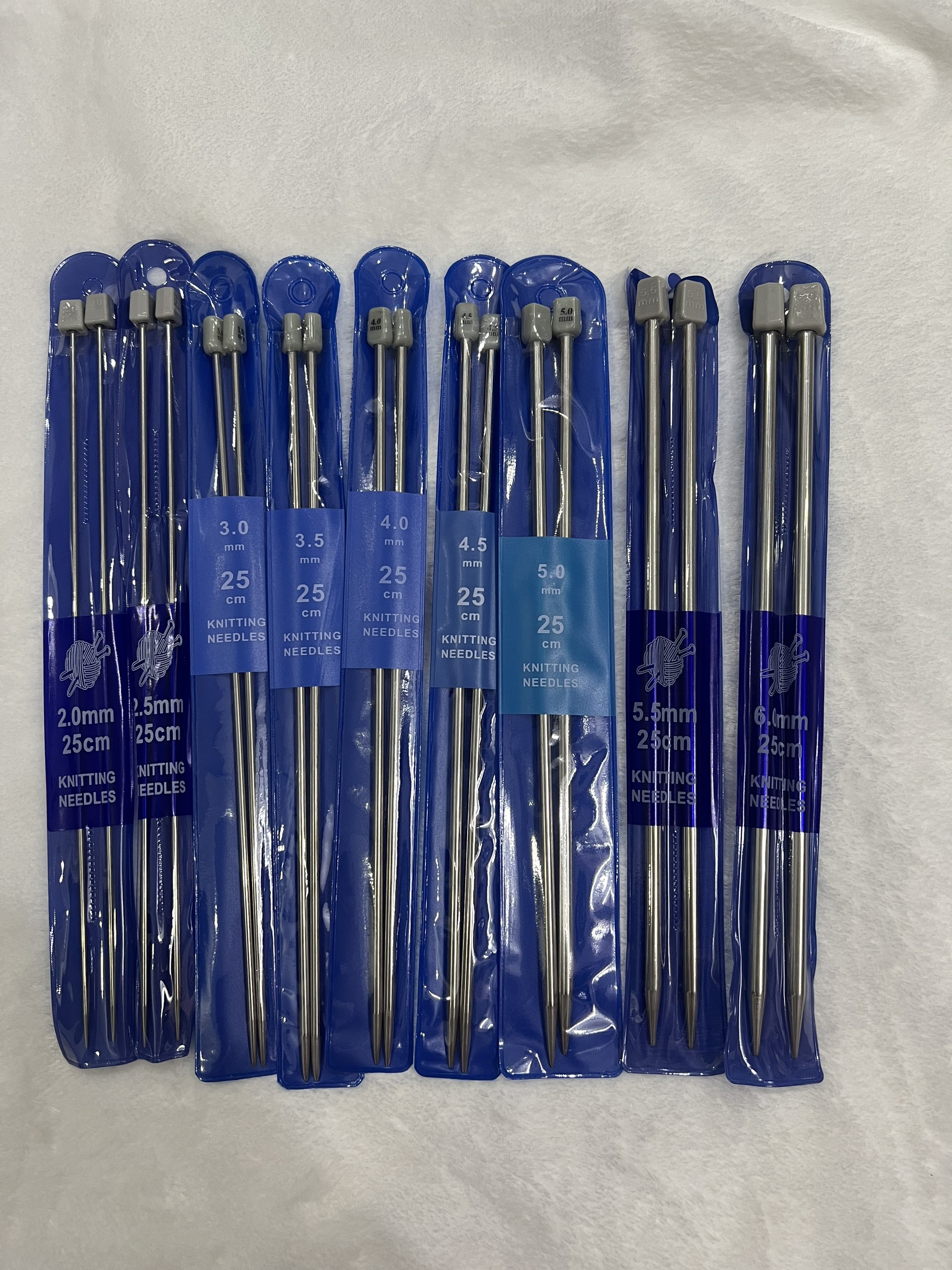 Kim đan thẳng inox 25cm bán theo cặp
