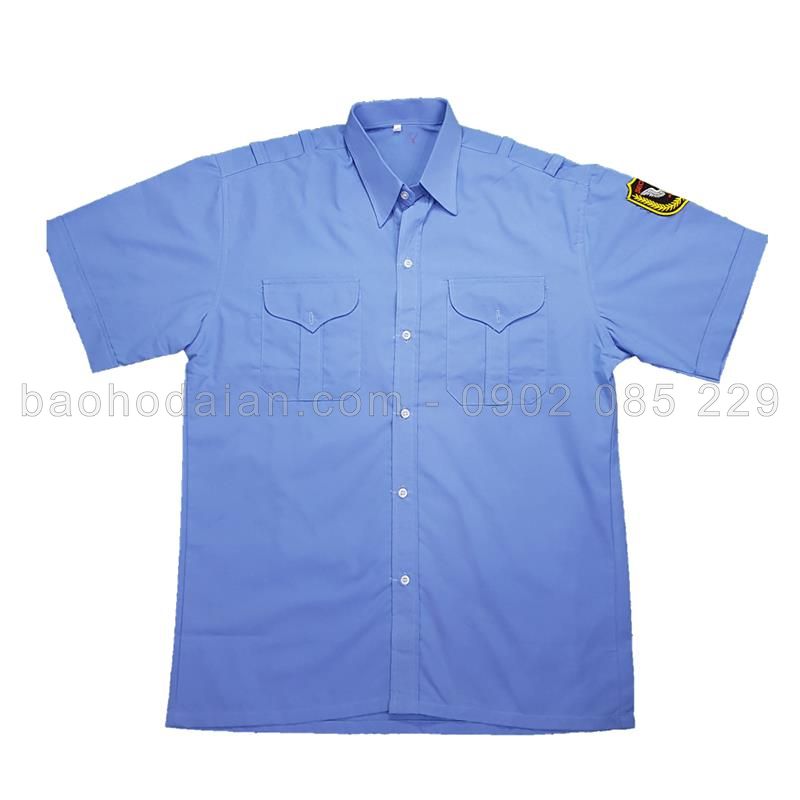 áo bảo vệ/ đồng phục bảo vệ (áo có logo hàng may cực đẹp) vải si hàn quốc