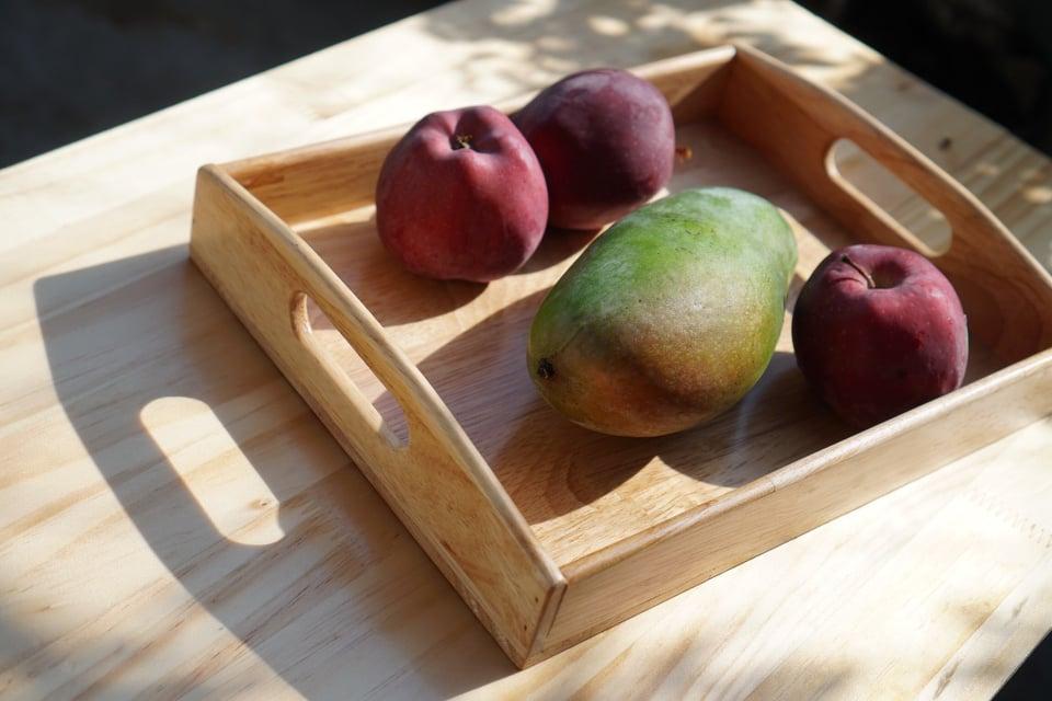 Khay gỗ đa năng chữ nhật 30x40cm
