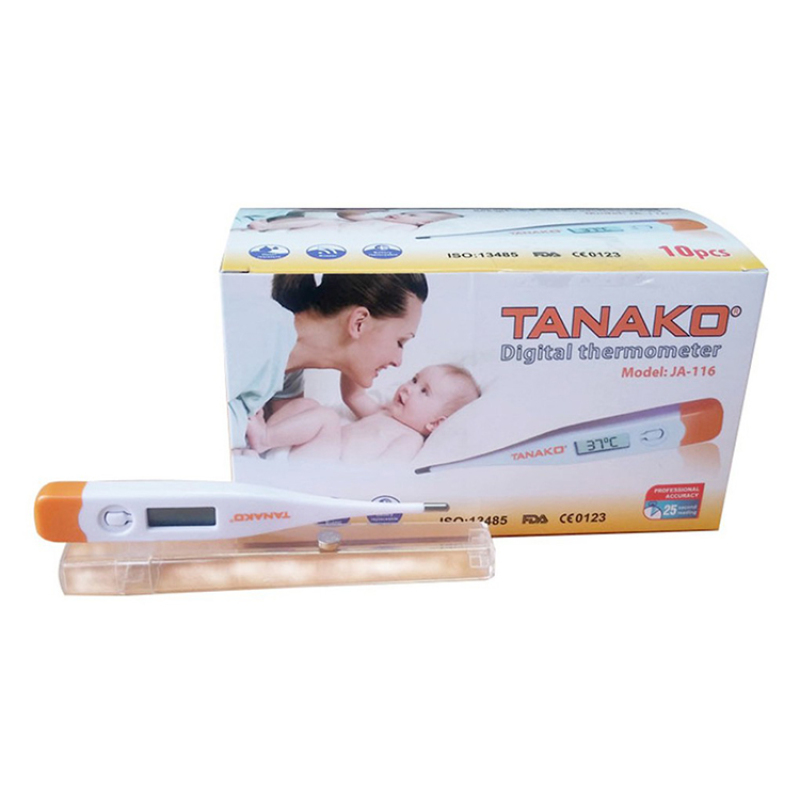Giá bán Nhiệt kế điện tử TANAKO - Kết quả đo nhanh, an toàn và chính xác – Vỏ nhựa ABS đặc trưng, rất khó vỡ - HÀNG CHÍNH HÃNG - BH 3TH