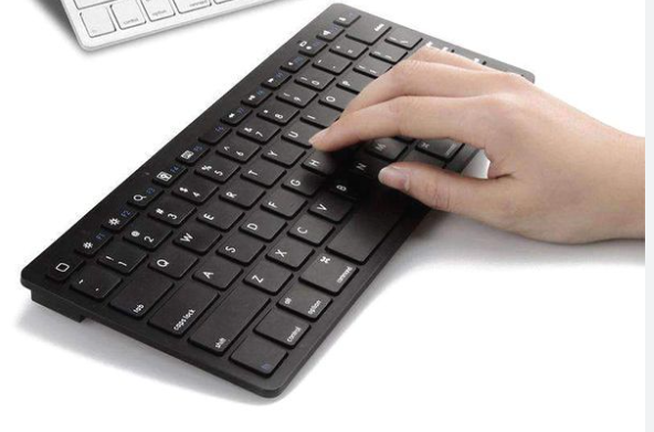 Bàn phím Bluetooth không dây, kết nối bàn phím không dây cho Ipad, Macbook, Tablet, PC, Smart Tivi...Màu đen