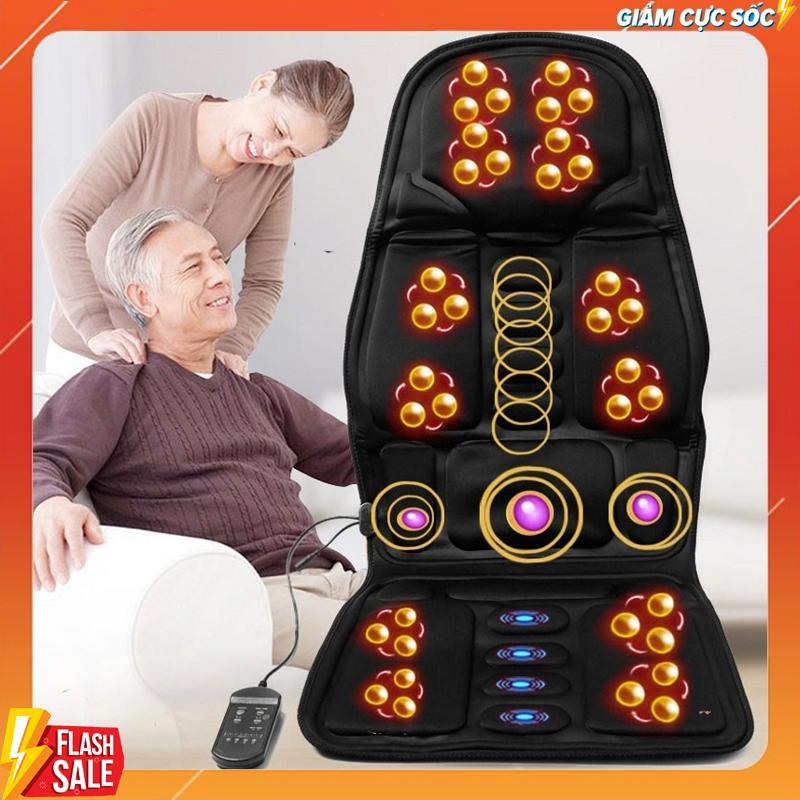 Nệm Massage toàn thân - Nệm Ghế massage - Nệm Ghế matxa toàn thân - Nệm Ghế matxa ( Dùng Được Trên Oto)