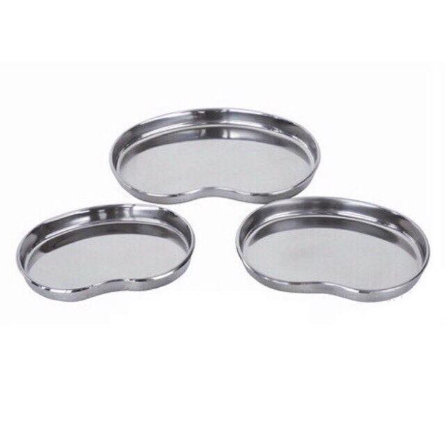 Khay inox hạt đậu đựng dụng cụ spa