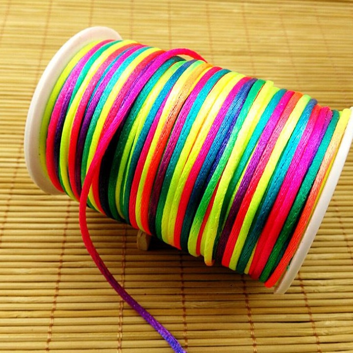 Dây Ngũ Sắc Làm Vòng Handmade May Mắn Bình An