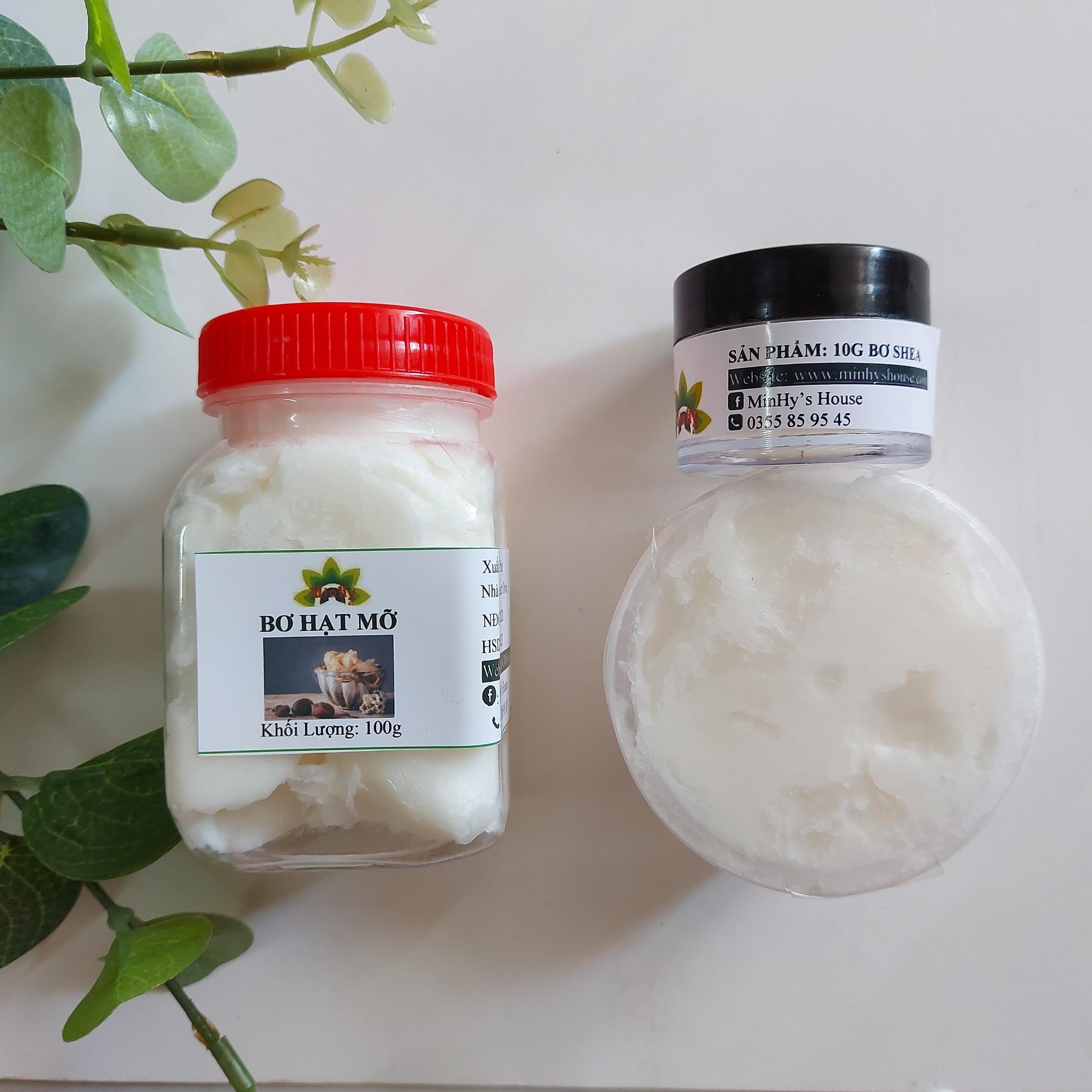 100g Bơ hạt mỡ_shea butter_nguyên liệu làm mỹ phẩm handmade