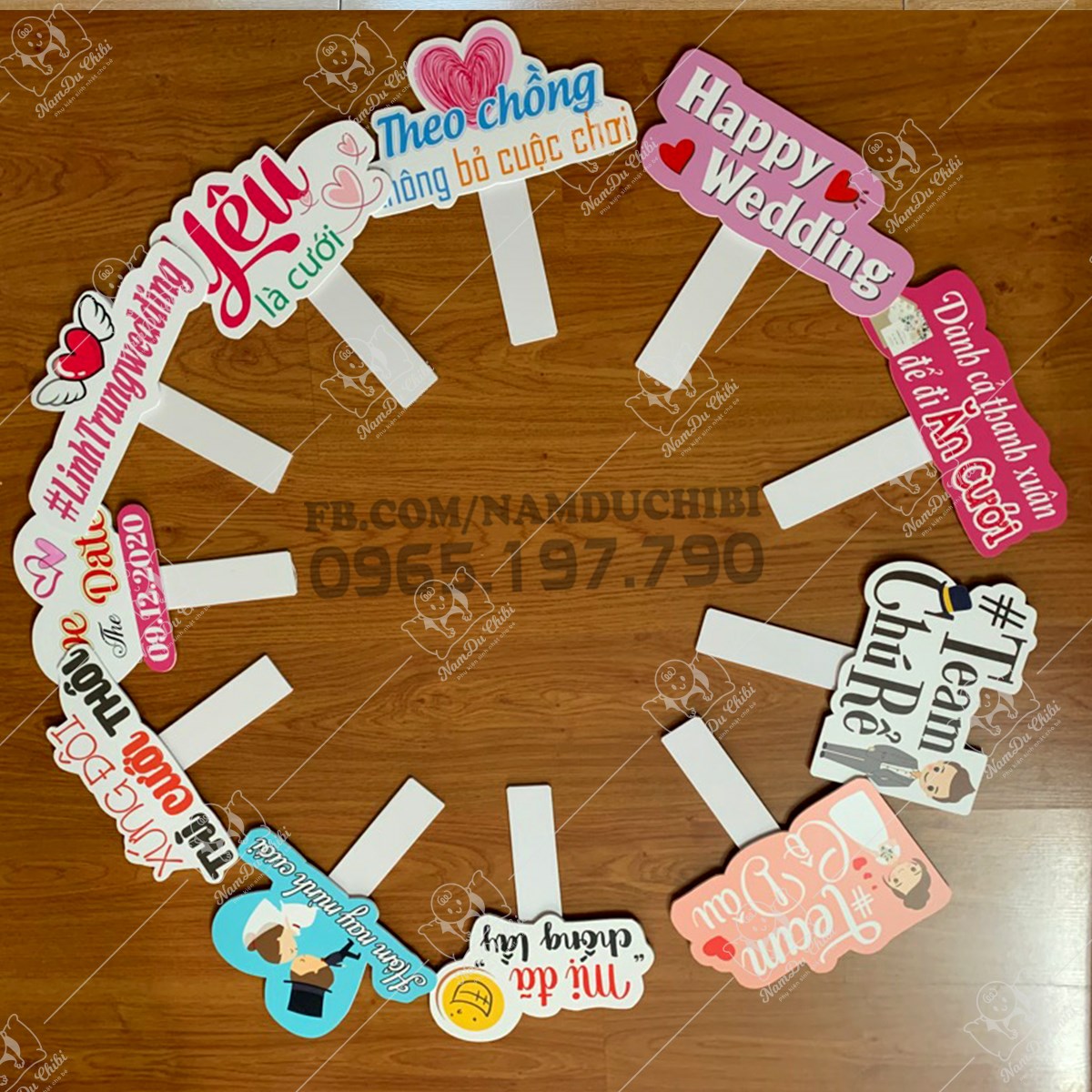 Hashtag thiết kế theo yêu cầu của khách hàng
