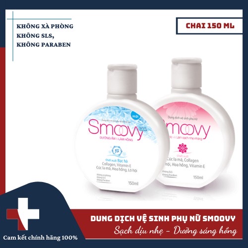 [HCM]DUNG DỊCH VỆ SINH PHỤ NỮ SMOOVY - SMOOVY COOL 150ML
