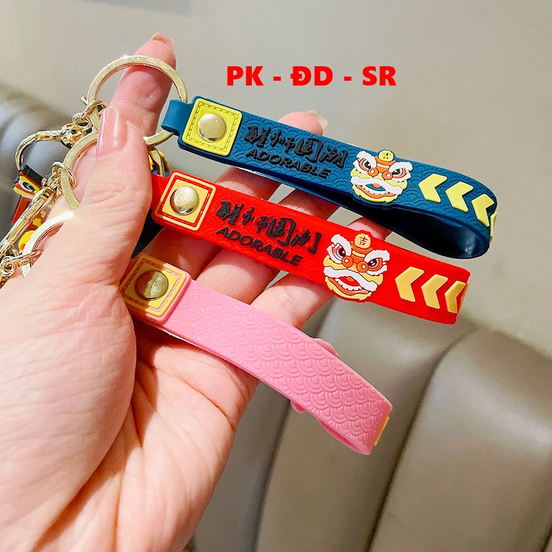 Móc Khóa Mèo Đội Lân Chiêu Tài - Siêu Rẻ